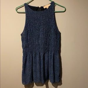 Michael Kohrs High-Neck Sleeveless Blouse